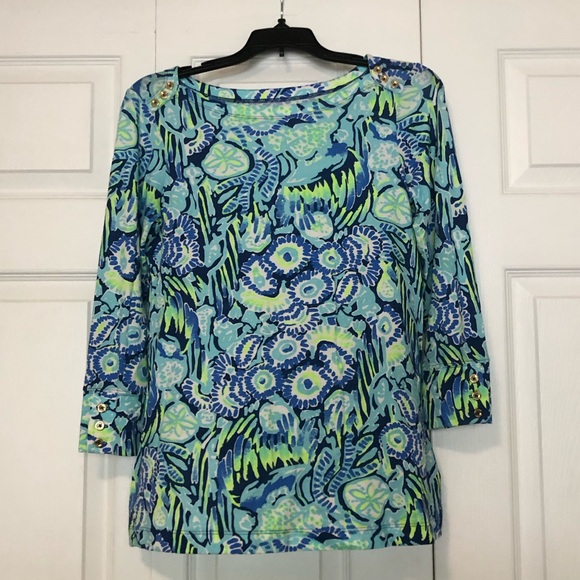 Lilly Pulitzer Tops - Blue and Green Lilly Pulitzer Top